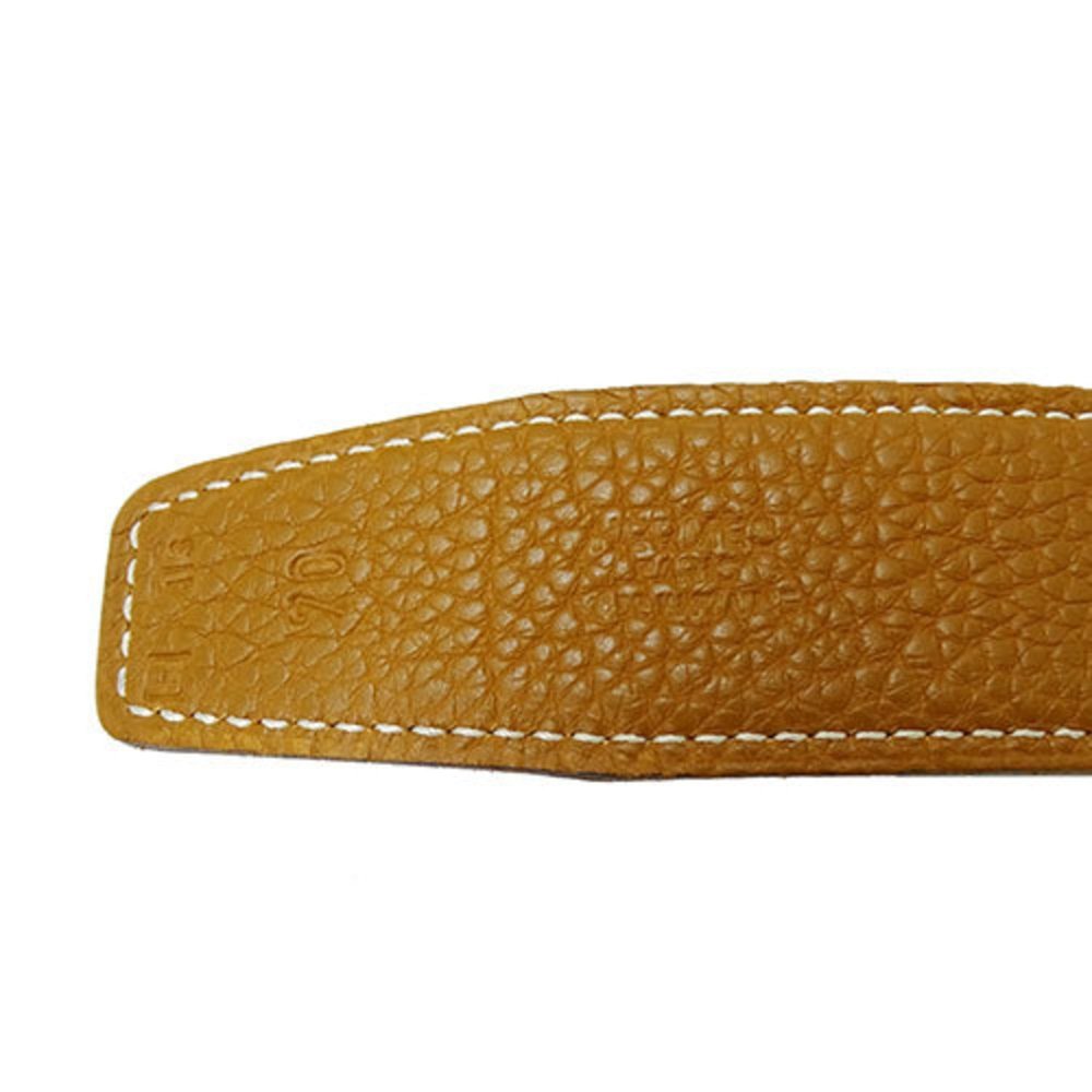 Hermes HERMES Belt Constance H Women's Men's Togo Box Calf Gold Black Leather... - Picture 6 of 9